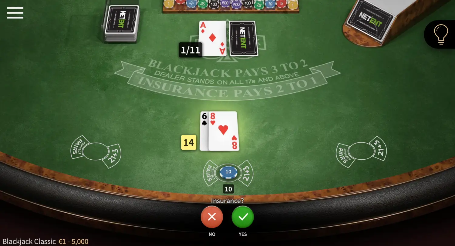 Digital blackjack and roulette tables at a Solana casino with SOL chips